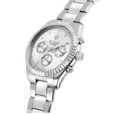 Maserati Competizione Chronograph Silver Dial Silver Steel Strap Watch for Men - R8853100041