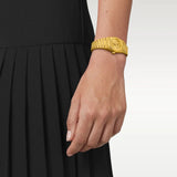 Tissot PRX 25mm Gold DIal Gold Steel Strap Watch for Women - T137.010.33.021.00