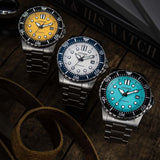 Citizen Mechanical Automatic White Dial Silver Steel Strap Watch for Men - NJ0171-81A