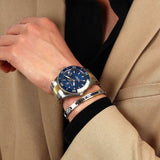 Maserati Competizione Diver Blue Dial Two Tone Steel Strap Watch for Men - R8873600010