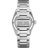 Maserati Velocità Date Black Dial Silver Steel Strap Watch for Men - R8853152002