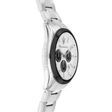 Maserati Attrazione Chronograph White Dial Silver Steel Strap Watch for Men - R8853151004