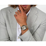 Maserati SFIDA Chronograph Silver Dial Two Tone Steel Strap Watch for Men - R8873640024