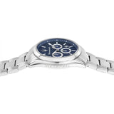 Maserati Attrazione Chronograph Blue Dial Silver Steel Strap Watch for Men - R8853151005