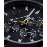 Maserati Attrazione Chronograph Black Dial Silver Steel Strap Watch for Men - R8853151010