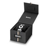 Hugo Boss Grand Tour Chronograph Green Dial Two Tone Steel Strap Watch for Women - 1502766
