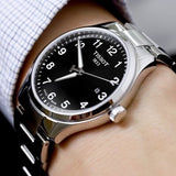Tissot T-Sport Gent XL Black Dial Silver Steel Strap Watch for Men - T116.410.11.057.00