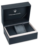 Maserati Epoca Chronograph Blue Dial Two Tone Steel Strap Watch for Men - R8873618030
