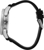 Maserati SFIDA Chronograph Black Dial Black Silicone Strap Watch for Men - R8871640005