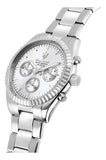 Maserati Competizione Chronograph Silver Dial Silver Steel Strap Watch for Men - R8853100041