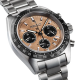 Seiko Solar Prospex Diver Speedtimer Chronograph Limited Edition Brown Dial Silver Steel Strap Watch for Men - SSC951