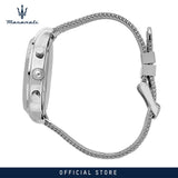 Maserati Epoca Limited Edition Chronograph Blue Dial Silver Mesh Strap Watch for Men - R8873618022