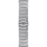 Tissot PRX Quartz Red Dial Silver Steel Strap Watch for Men - T137.410.11.421.00