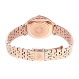 Emporio Armani Modern Mother of Pearl White Dial Rose Gold Steel Strap Watch for Women - AR11158