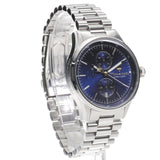 Maserati Sorpasso Chronograph Blue Dial Silver Steel Strap Watch for Men - R8873624004