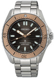Seiko Prospex Polygonal Sea Diver Automatic Black Dial Silver Steel Strap Watch for Men - SPB485J1