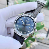 Tissot T-Sport Gent XL Blue Dial Brown Leather Strap Watch for Men - T116.410.16.047.00