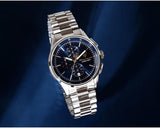 Maserati Sorpasso Chronograph Blue Dial Silver Steel Strap Watch for Men - R8873624004