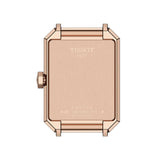 Tissot SRV White Mother of Pearl Dial Black Leather Strap Watch for Women - T160.110.36.113.00