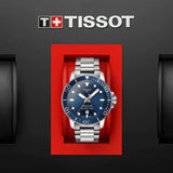 Tissot Seastar 1000 Powermatic 80 Blue Dial Silver Steel Strap Watch for Men - T120.407.11.041.03