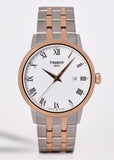 Tissot T Classic Dream Quartz White Dial Two Tone Steel Strap Watch for Men - T129.410.22.013.00
