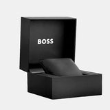 Hugo Boss Avery Chronograph Black Dial Silver Steel Strap Watch for Men - 1514157