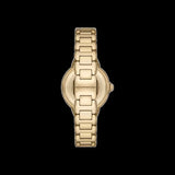 Emporio Armani Mia Crystals Gold Dial Gold Steel Strap Watch for Women - AR11609