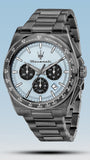 Maserati Velocità Chronograph Blue Dial Black Steel Strap Watch for Men - R8873652004