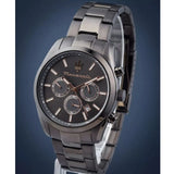 Maserati Attrazione Chronograph Black Dial Black Steel Strap Watch for Men - R8853151001