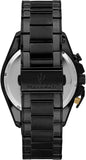 Maserati Traguardo Limited Edition Chronograph Black Dial Black Steel Strap Watch for Men - R8873612051
