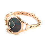 Emporio Armani Aurora Mother of Pearl Grey Dial Rose Gold Steel Strap Watch for Women - AR11139