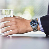 Seiko Prospex 1965 Heritage Diver’s Automatic Blue Dial Silver Steel Strap Watch for Men - SPB451J1