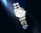 Maserati Competizione Chronograph Silver Dial Silver Steel Strap Watch for Men - R8853100041