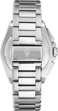 Maserati Velocità Chronograph Silver Dial Silver Steel Strap Watch for Men - R8873652006