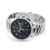 Maserati Sorpasso Chronograph Blue Dial Silver Steel Strap Watch for Men - R8873624004