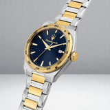 Maserati Velocità Date Blue Dial Two Tone Steel Strap Watch for Men - R8853152001