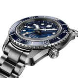 Seiko Prospex 1968 Heritage Divers GMT The Great Wave Limited Edition Blue Dial Silver Steel Strap Watch for Men - SPB509J1