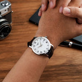 Tissot T Classic Dream Quartz White Dial Brown Leather Strap Watch for Men - T129.410.16.013.00