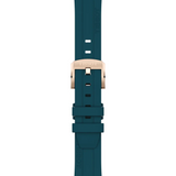 Tissot Seastar 1000 Chronograph Turqouise Dial Turqouise Rubber Strap Watch for Women - T120.217.37.041.00