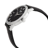 Tissot T Classic Dream Quartz Black Dial Black Leather Strap Watch for Men - T129.410.16.053.00