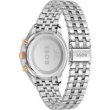 Hugo Boss Avery Chronograph Blue Dial Silver Steel Strap Watch for Men - 1514158