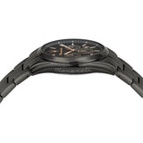 Maserati Attrazione Chronograph Black Dial Black Steel Strap Watch for Men - R8853151001