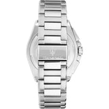 Maserati Velocità Chronograph White Dial Silver Steel Strap Watch for Men - R8873652007