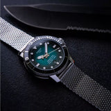 Tissot Seastar 1000 Powermatic 80 Automatic Green Dial Silver Mesh Strap Watch for Men - T120.407.11.091.00