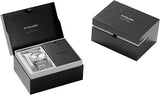 D1 Milano Square Silver Dial Silver Steel Strap Watch for Men - D1-SQBJ01