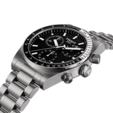 Tissot PR516 Chronograph Black Dial Silver Steel Strap Watch for Men - T149.417.11.051.00