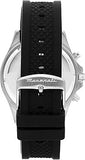 Maserati SFIDA Chronograph Black Dial Black Silicone Strap Watch for Men - R8871640005