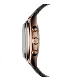 Emporio Armani Classic Chronograph Brown Dial Brown Leather Strap Watch for Men - AR0371