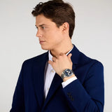 Maserati Velocità Chronograph Blue Dial Silver Steel Strap Watch for Men - R8873652005