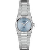 Tissot PRX Quartz Ice Blue Dial Silver Steel Strap Watch for Women - T137.010.11.351.00